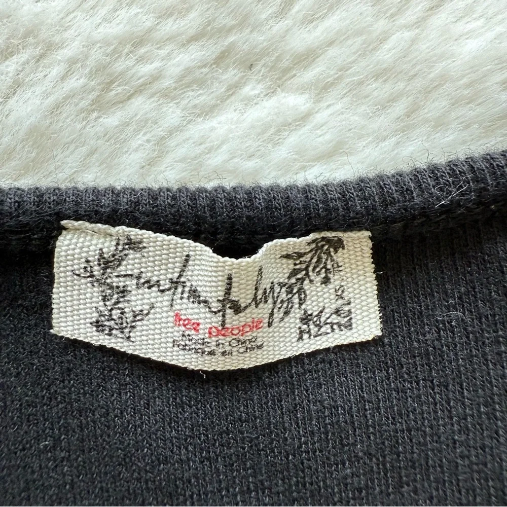 Free People women black bodysuit size XS
